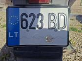 Motociklo numeriai - nuotraukos Nr. 2