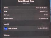 MacBook pro 14" M2 pro, 512gb, 16gb RAM - nuotraukos Nr. 8