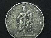 Sidabrinė moneta 1 taleris 1871 m (A) Siegesthaler - nuotraukos Nr. 8