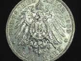 3 markės 1909 m. J Hamburgas, sidabras - nuotraukos Nr. 5