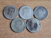 5vnt. 5 zlotų sidabrinių monetų - nuotraukos Nr. 2