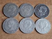 6vnt. Sidabrinių Ispanijos 5 pesetų - nuotraukos Nr. 2