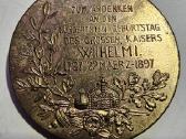 1897 Prusijos medalis Wilhelm I Unc - nuotraukos Nr. 4