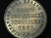Sidabrinis Anhalto taleris 1861 m.(ausbeutethaler) - nuotraukos Nr. 2