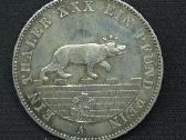 Sidabrinis Anhalto taleris 1861 m.(ausbeutethaler) - nuotraukos Nr. 6