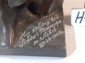 TSRS metalinė Taraso Ševčenkos statulėlė 1963m. - nuotraukos Nr. 10
