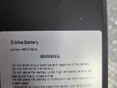 48v 13ah Ebike baterija su pakrovėju - nuotraukos Nr. 2