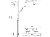 Ideal Standard termostatinė dušo sistema Ctherm 25 - nuotraukos Nr. 2