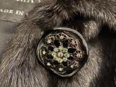 Imperia Furs audinės kailiniai su gobtuvu ir diržu - nuotraukos Nr. 8