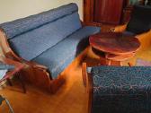 Senoviniai sofa, foteliai, staliukas - nuotraukos Nr. 3