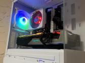 Baltas Žaidimų bei darbo pc rx5700xt r5 16ram - nuotraukos Nr. 3