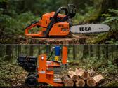 Ibea 5500 benzininis pjūklas Balfor skaldyklė, Ego - nuotraukos Nr. 3