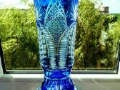 Didelė krištolo vaza 35 cm - nuotraukos Nr. 9