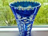 Didelė krištolo vaza 35 cm - nuotraukos Nr. 2