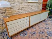 Vintažinė mid century tikmedžio komoda/indauja - nuotraukos Nr. 11