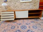 Vintažinė mid century tikmedžio komoda/indauja - nuotraukos Nr. 12
