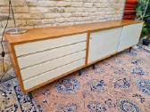 Vintažinė mid century tikmedžio komoda/indauja - nuotraukos Nr. 13