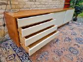 Vintažinė mid century tikmedžio komoda/indauja - nuotraukos Nr. 16