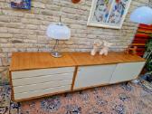Vintažinė mid century tikmedžio komoda/indauja - nuotraukos Nr. 31