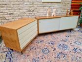 Vintažinė mid century tikmedžio komoda/indauja - nuotraukos Nr. 36