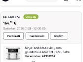 Nauja Ninja Foodi Max dvieju zonugruzdintuve - nuotraukos Nr. 2