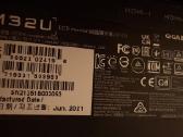 32" Gigabyte M32u 4k Ips 144hz žaidimų monitorius - nuotraukos Nr. 2
