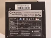 Thermaltake Litepower 650w maitinimo blokas - nuotraukos Nr. 2