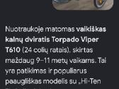 Dviratis vaikui paaugliui - nuotraukos Nr. 2