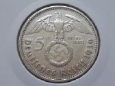 Vokietija 5 reichsmarkės sidabras 1936 A - nuotraukos Nr. 2