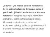 Edumic – belaidis nuotolinis mikrofonas. Naujas! - nuotraukos Nr. 8