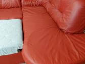Naturalios odos kampas sofa lova - nuotraukos Nr. 9