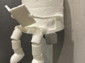 Plastikinis tualetinio popieriaus laikiklis - nuotraukos Nr. 3