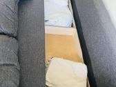 Pilka išskleidžiama sofa-lova - nuotraukos Nr. 3
