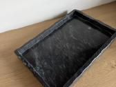 Juodas marmurinis padėklas 30 x 20 cm - nuotraukos Nr. 3