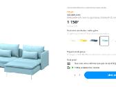 Ikea sofa-lova su miegamuoju mechanizmu Söderhamn - nuotraukos Nr. 2