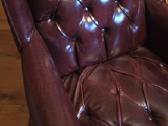 Chesterfield fotelis burdo oda - nuotraukos Nr. 4