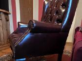 Chesterfield fotelis burdo oda - nuotraukos Nr. 6