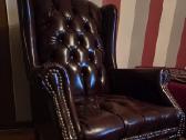 Chesterfield fotelis burdo oda - nuotraukos Nr. 8