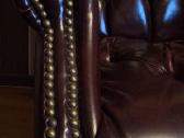 Chesterfield fotelis burdo oda - nuotraukos Nr. 9