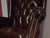 Chesterfield fotelis burdo oda - nuotraukos Nr. 10