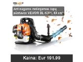 Efektyvūs lapų pūstuvai ir siurbliai – Hecht - nuotraukos Nr. 9