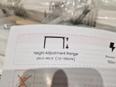 Elektrinis reguliuojamo aukščio rašomasis stalas - nuotraukos Nr. 5