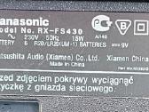 Muzikinis kasetinis centras Panasonic Rx-fs430 - nuotraukos Nr. 5