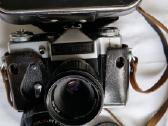 Fotoaparatas Zenit E su blykste bei pakroveju - nuotraukos Nr. 7
