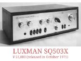 Vintažinis Luxman Sq-503x, 505x, 507x - nuotraukos Nr. 20