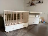 Ikea Myllra lovyte ir vystymo komoda su Lonas ciuz - nuotraukos Nr. 2