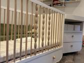Ikea Myllra lovyte ir vystymo komoda su Lonas ciuz - nuotraukos Nr. 4
