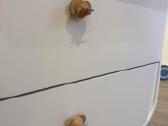 Ikea Myllra lovyte ir vystymo komoda su Lonas ciuz - nuotraukos Nr. 8