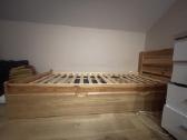 Parduodu medinė viengulė lova su stalčiumi 200x90 - nuotraukos Nr. 4