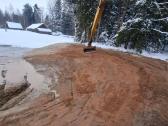 Tvenkinių kasimas ilgastreliu ekskavatoriumi - nuotraukos Nr. 3